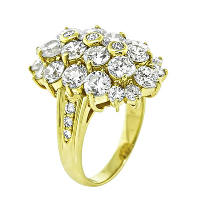 5.18ct Diamond Gold Cocktail Ring