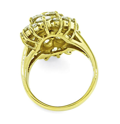 5.18ct Diamond Gold Cocktail Ring