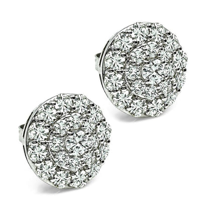 Estate 5.25ct Diamond Gold Earrings