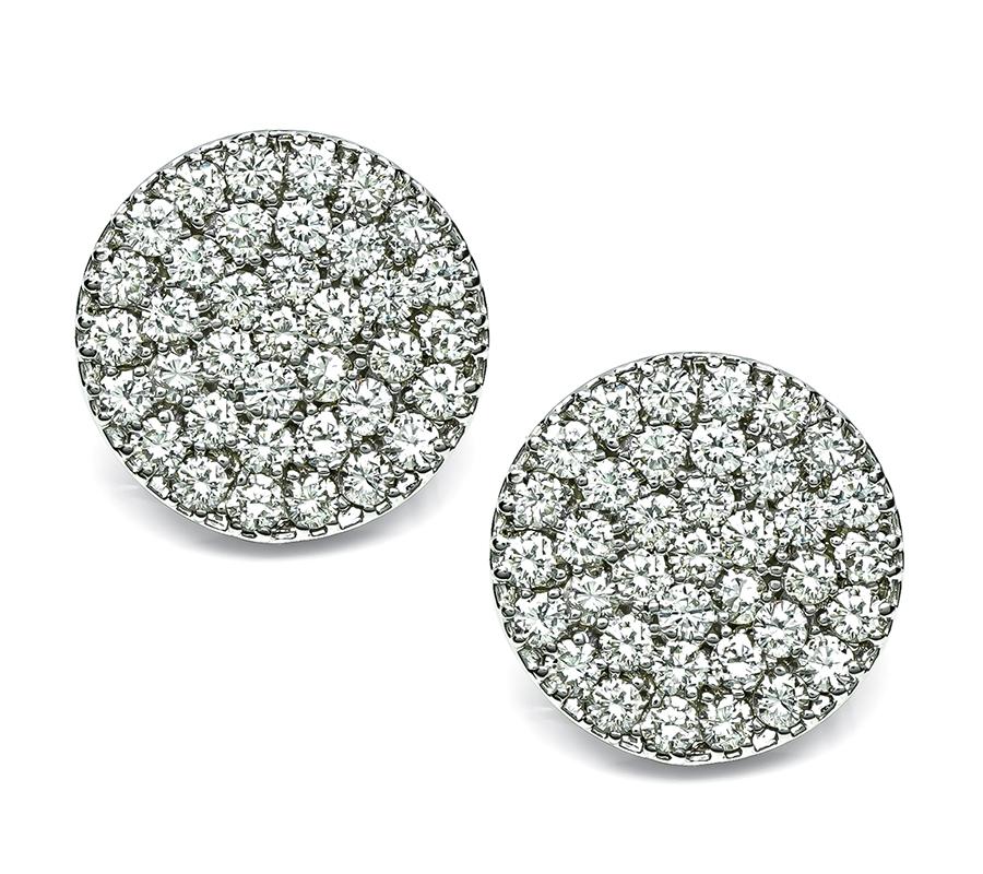 Estate 5.25ct Diamond Earrings
