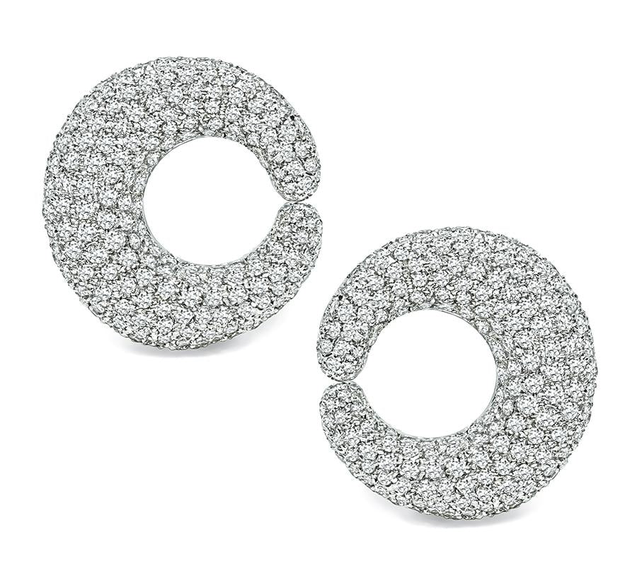 Estate 5.68ct Diamond Earrings