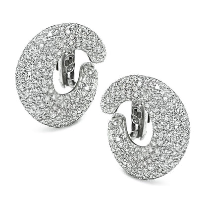 Estate 5.68ct Diamond Earrings