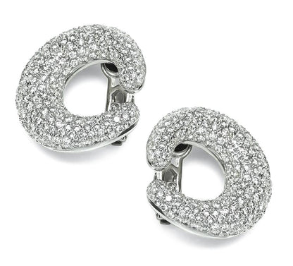 Estate 5.68ct Diamond Earrings