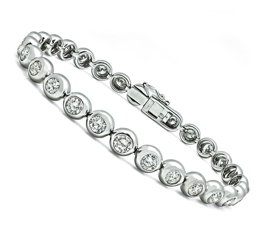 Estate 6.00ct Diamond Tennis Bracelet