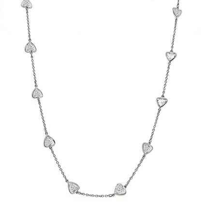 6.11ct Diamond By The Yard Necklace
