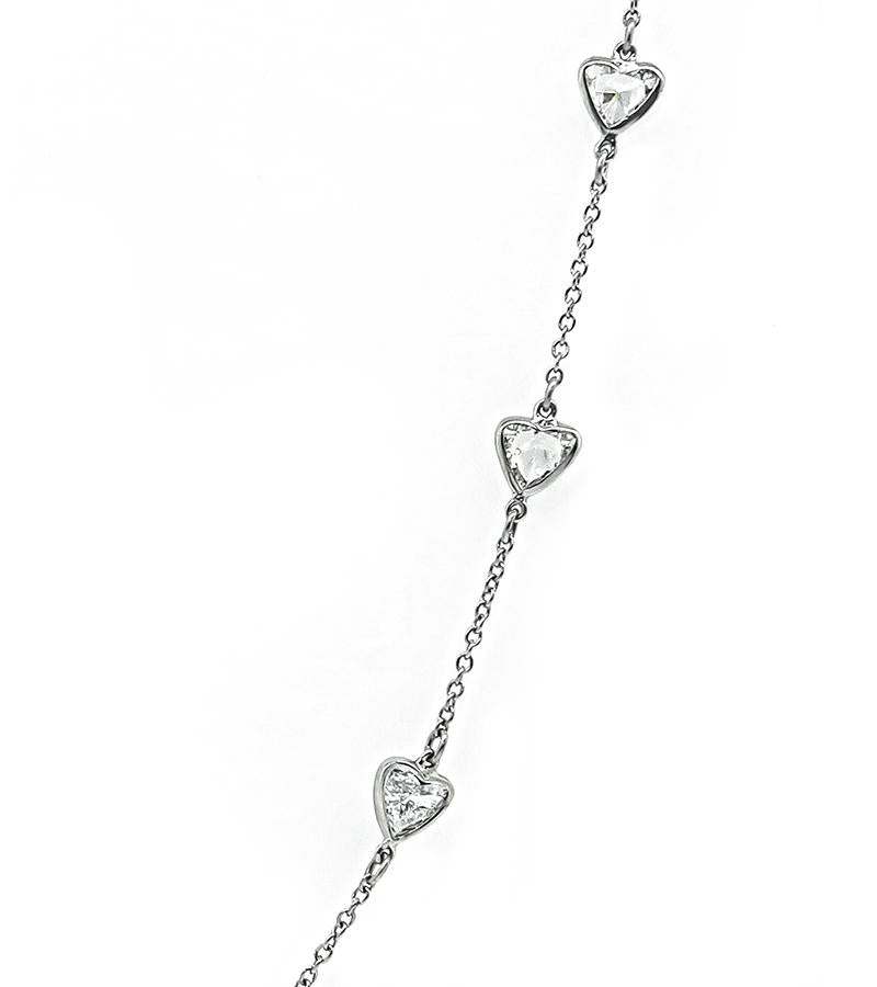 6.11ct Diamond By The Yard Necklace