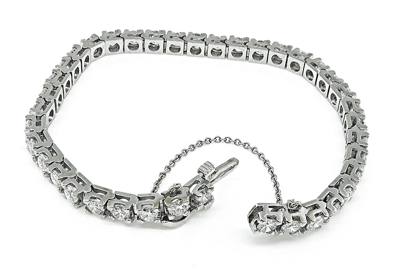 Estate 8.00ct Diamond Line Bracelet