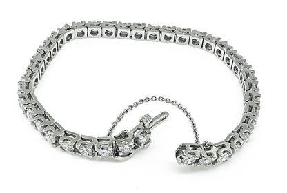 Estate 8.00ct Diamond Line Bracelet
