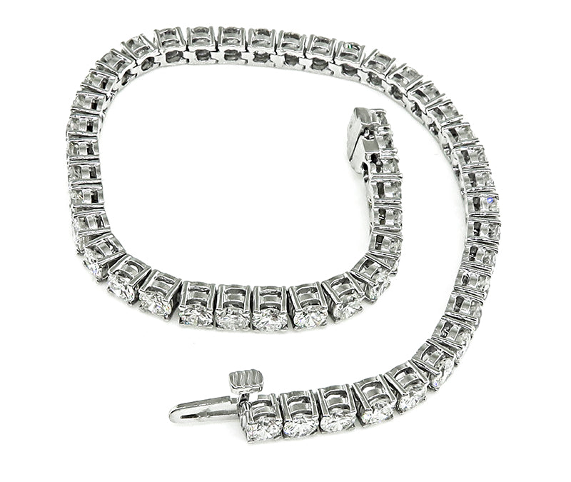 Estate 8.72ct Diamond Tennis Bracelet
