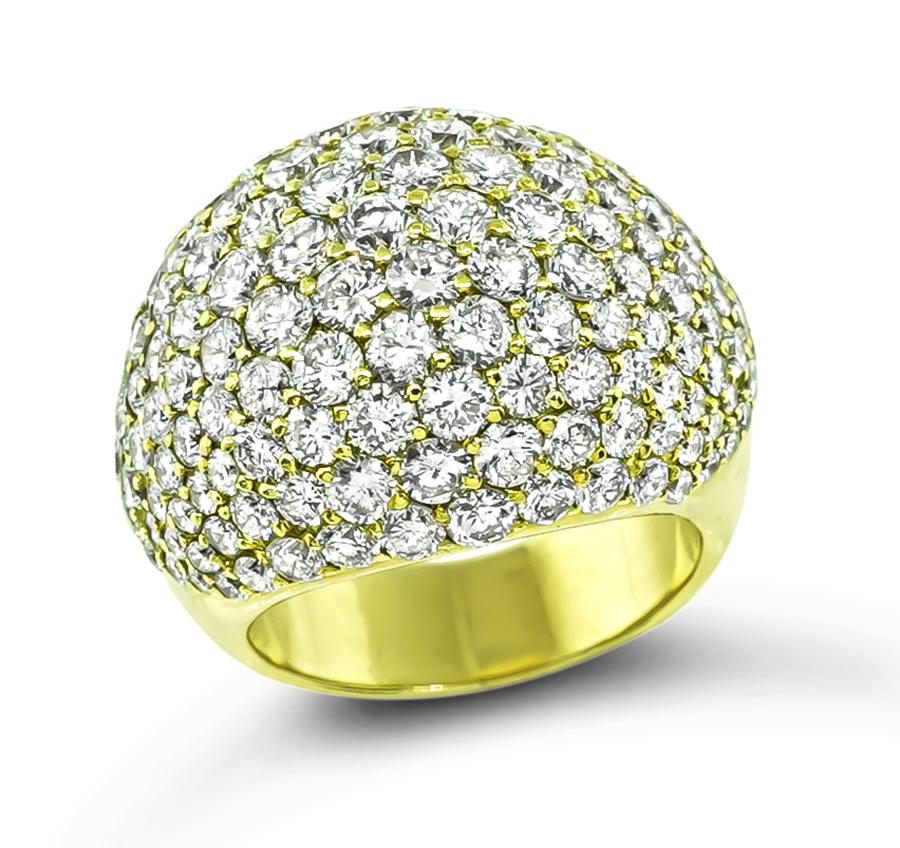 8.01ct Diamond Gold Ring