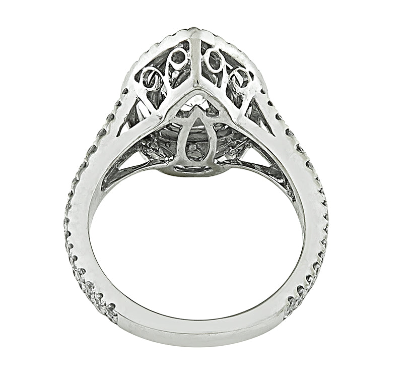 Estate GIA Certified 1.11ct Diamond Engagement Ring