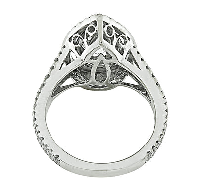 Estate GIA Certified 1.11ct Diamond Engagement Ring