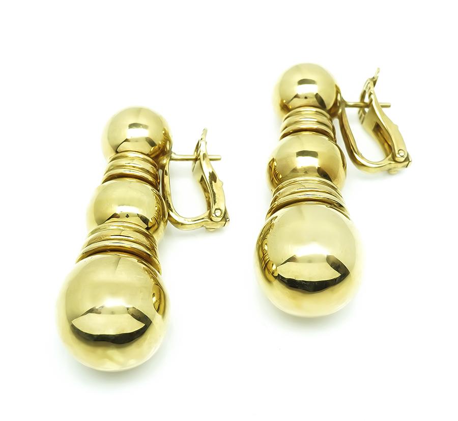 Estate Boucheron Gold Earrings