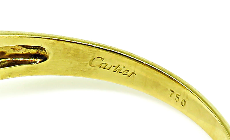Estate Cartier Diamond Gold Ring