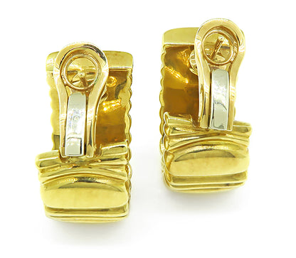 Estate Cartier Gold Earrings
