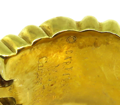 Estate Cartier Gold Earrings