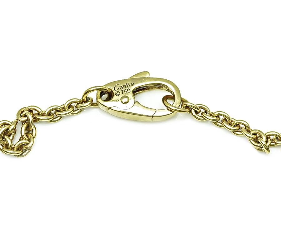 Estate Cartier Gold Chain Necklace