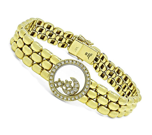 Estate Chopard 0.47ct Diamond Gold Bracelet