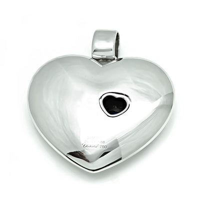 Estate Chopard 0.75ct Diamond Heart Pendant