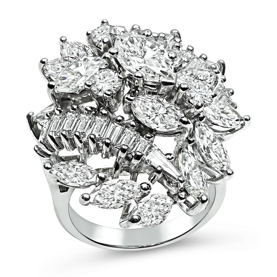 Estate 5.00ct Diamond Cocktail Ring
