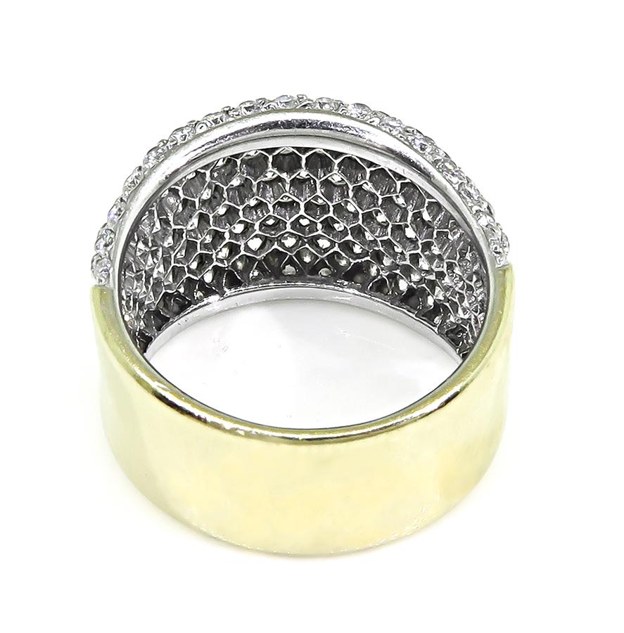 Estate 4.00ct Diamond 18k White Gold Ring