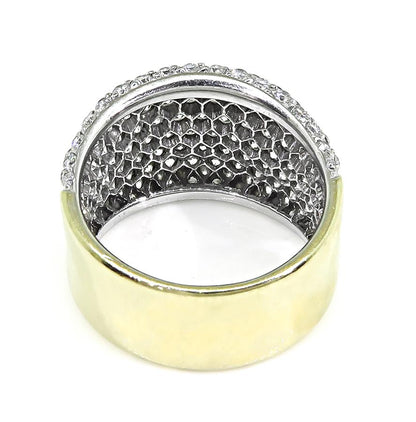 Estate 4.00ct Diamond 18k White Gold Ring