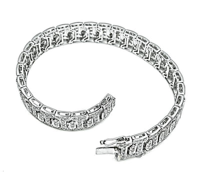 Estate 5.50ct Diamond Gold Bracelet