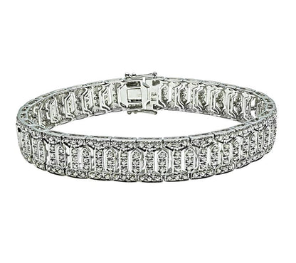 Estate 5.50ct Diamond Gold Bracelet