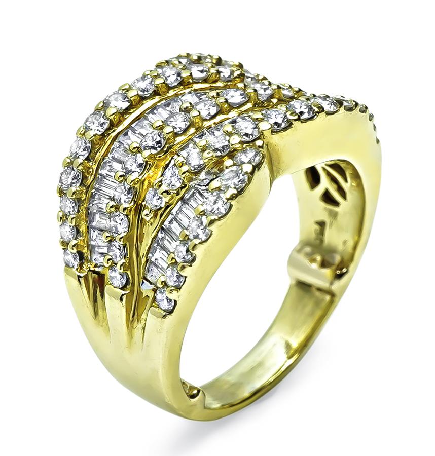 Estate 2.00ct Diamond Gold Ring