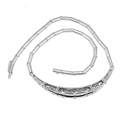 Estate 1.00ct Diamond Gold Necklace