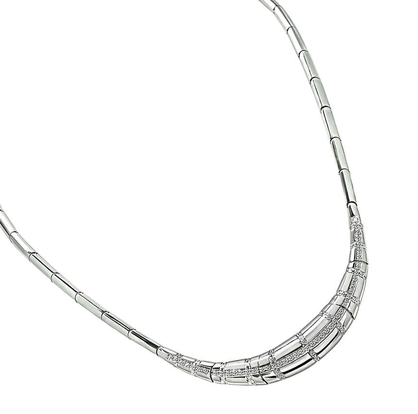 Estate 1.00ct Diamond Gold Necklace