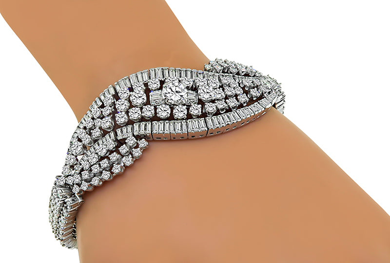 Estate 18.00ct Diamond Bracelet