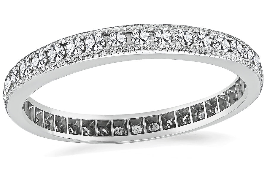 Estate 0.45ct Diamond Eternity Wedding Band