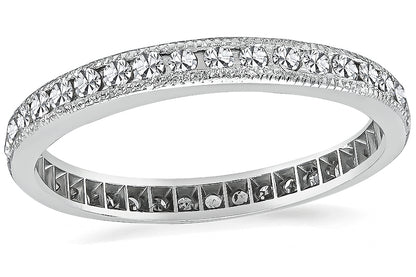 Estate 0.45ct Diamond Eternity Wedding Band