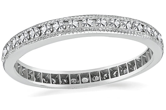 Estate 0.45ct Diamond Eternity Wedding Band