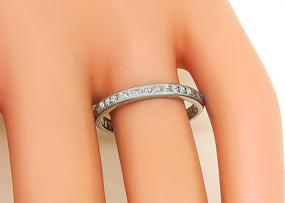 Estate 0.45ct Diamond Eternity Wedding Band