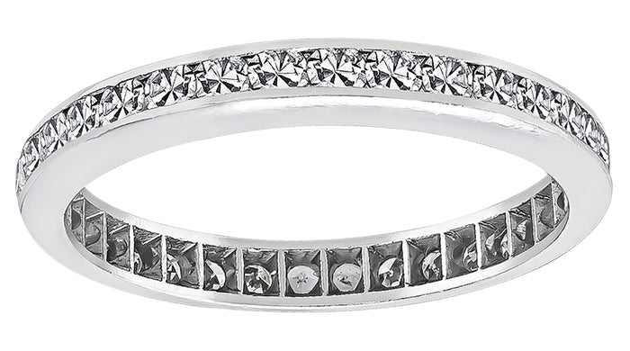 Estate 0.50ct Diamond Eternity Wedding Band