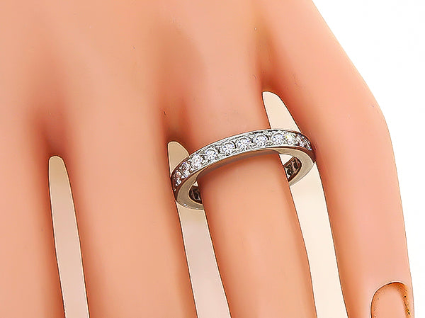 Estate 1.40ct Diamond Eternity Wedding Band