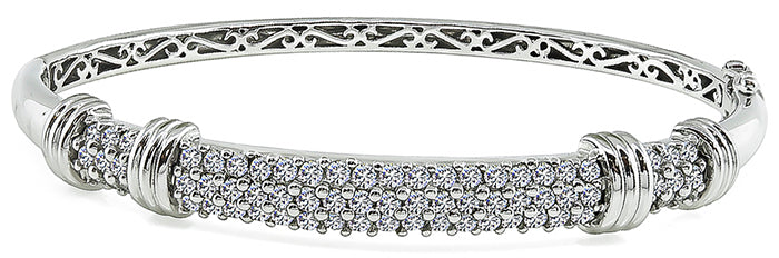 Estate 2.00ct Diamond Bangle