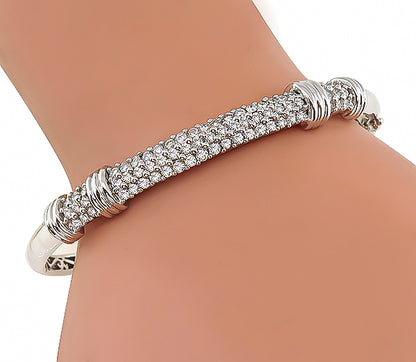 Estate 2.00ct Diamond Bangle