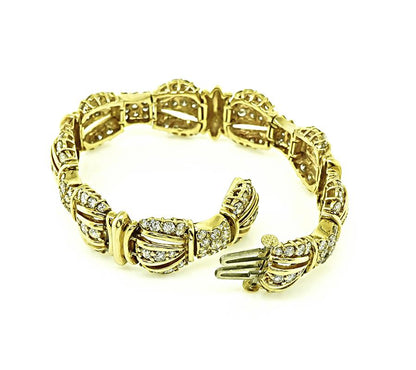 6.50ct Diamond Gold Bracelet