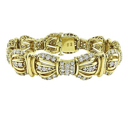 6.50ct Diamond Gold Bracelet
