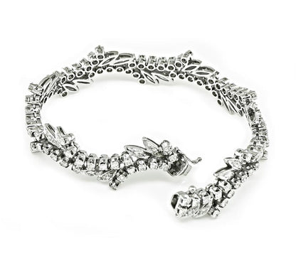 Estate 5.00ct Diamond Gold Bracelet