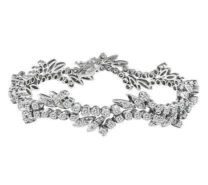 Estate 5.00ct Diamond Gold Bracelet