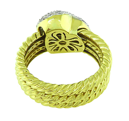 Estate 0.75ct Diamond Heart Ring