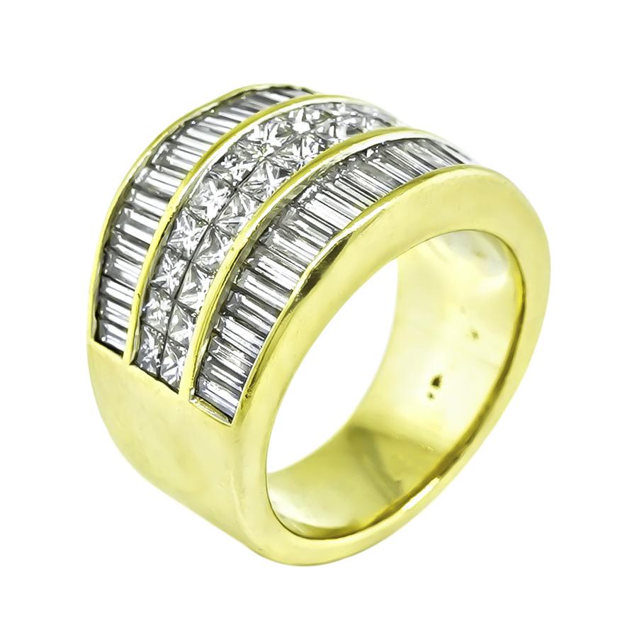 Estate 2.80ct Diamond Gold Ring