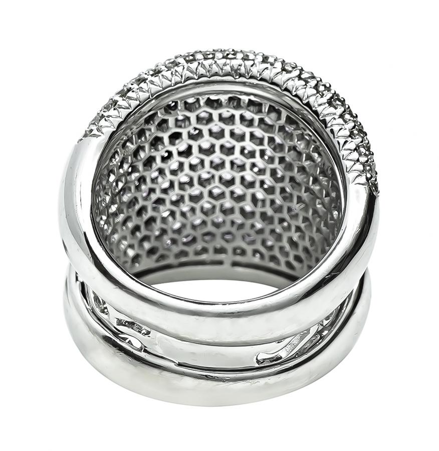 Estate 1.75ct Diamond 0.80ct Kunzite Gold Ring