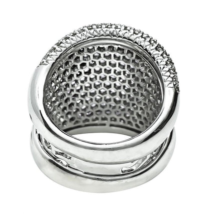 Estate 1.75ct Diamond 0.80ct Kunzite Gold Ring