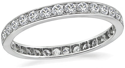 Vintage 1.50ct Diamond Eternity Wedding Band