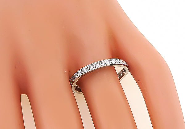 Vintage 1.50ct Diamond Eternity Wedding Band